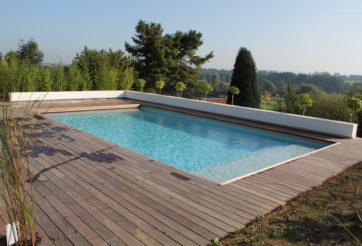 Piscine extérieure à Dalhem